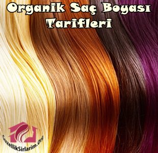 Renk Renk Organik Saç Boyası Tarifleri
