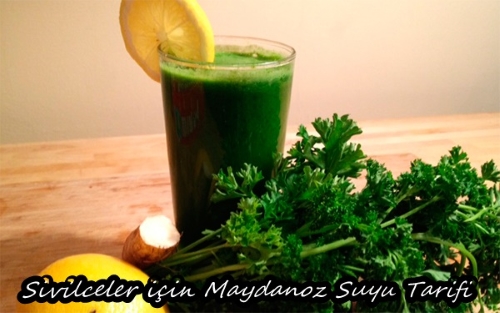 Sivilceler için Maydanoz Kürü