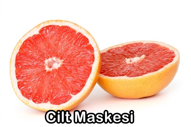 Yağlı Ciltlere Greyfurt Maskesi, Cilt Maskesi ve Greyfurt ile Cilt Peelingi