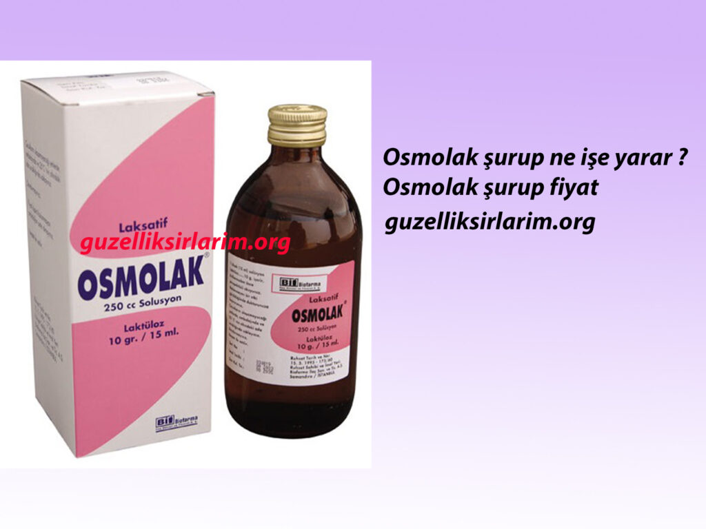 Osmolak şurup ne işe yarar ? Osmolak şurup fiyat
